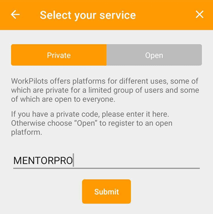 mentorpro code entry illustration image